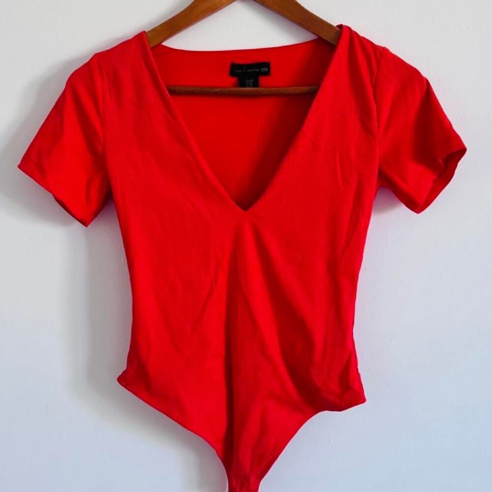 House-of-harlow-1960 Women's Red and Orange Bodysuit